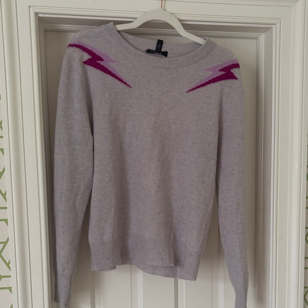 Purple Lightning Bolt Sweater
